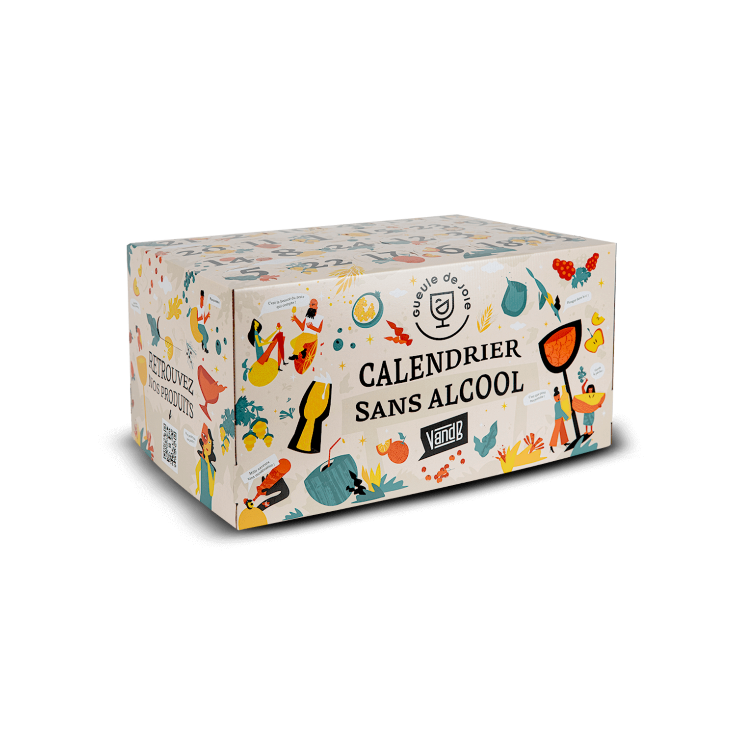 Le Calendrier sans alcool Gueule de Joie