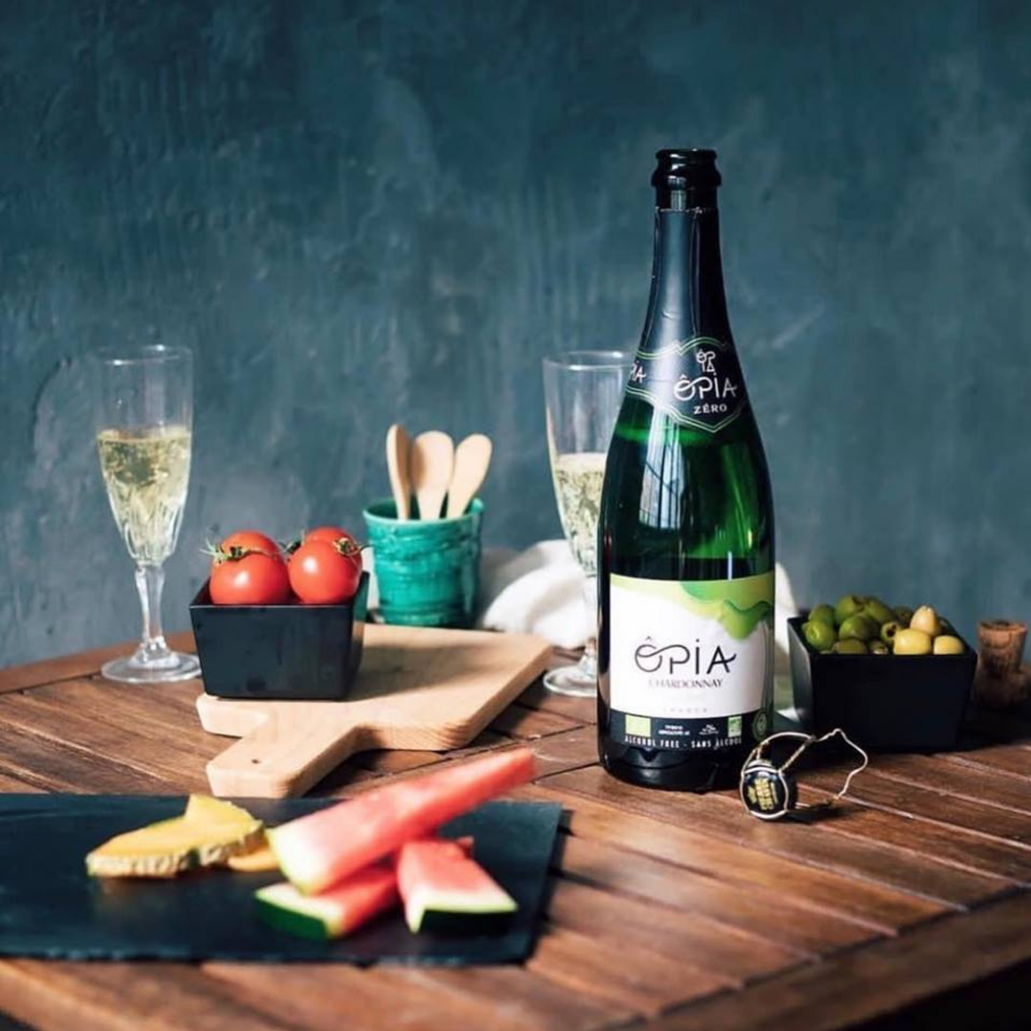 Chardonnay effervescent biologique sans alcool 0%