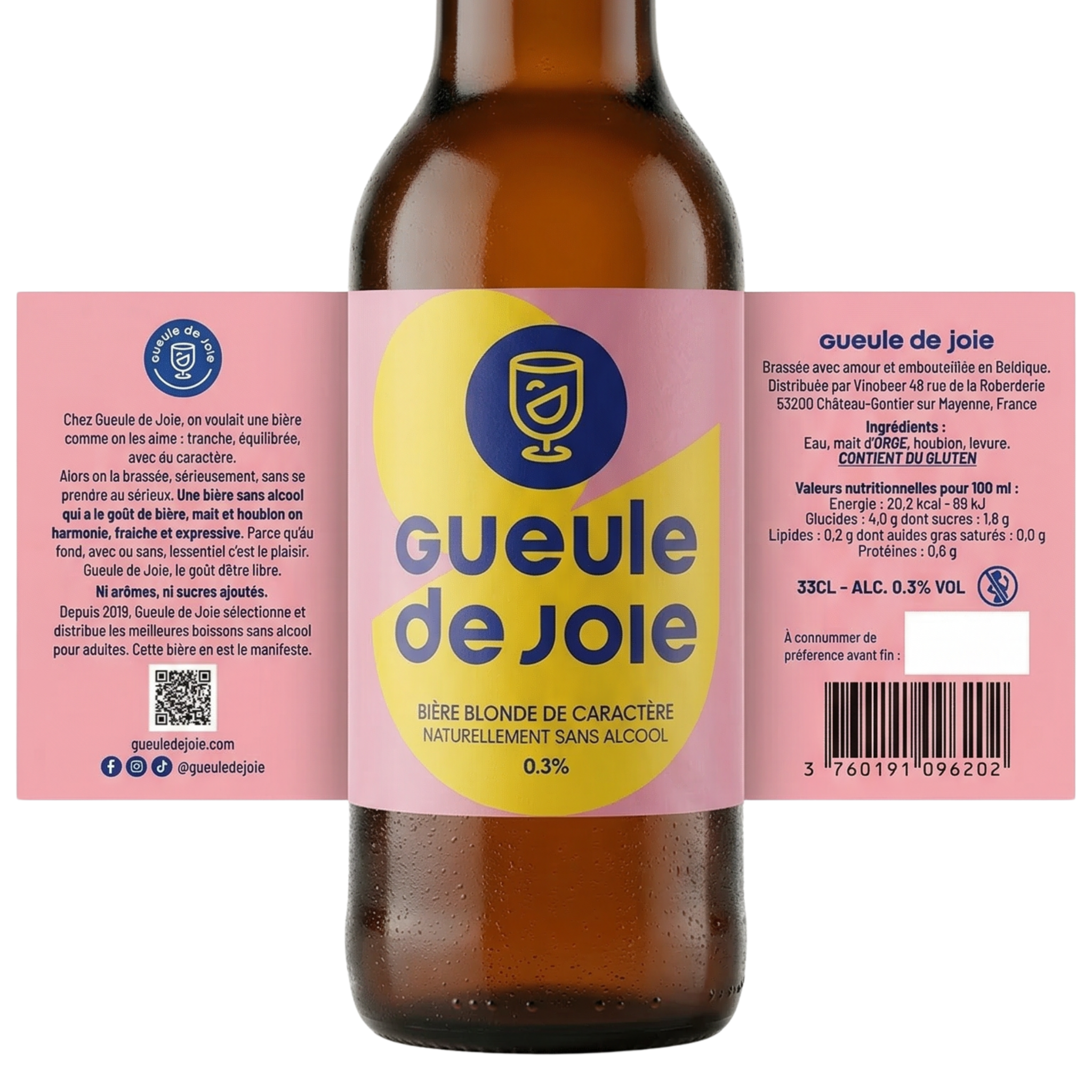 Bière blonde de caractère - Gueule de Joie