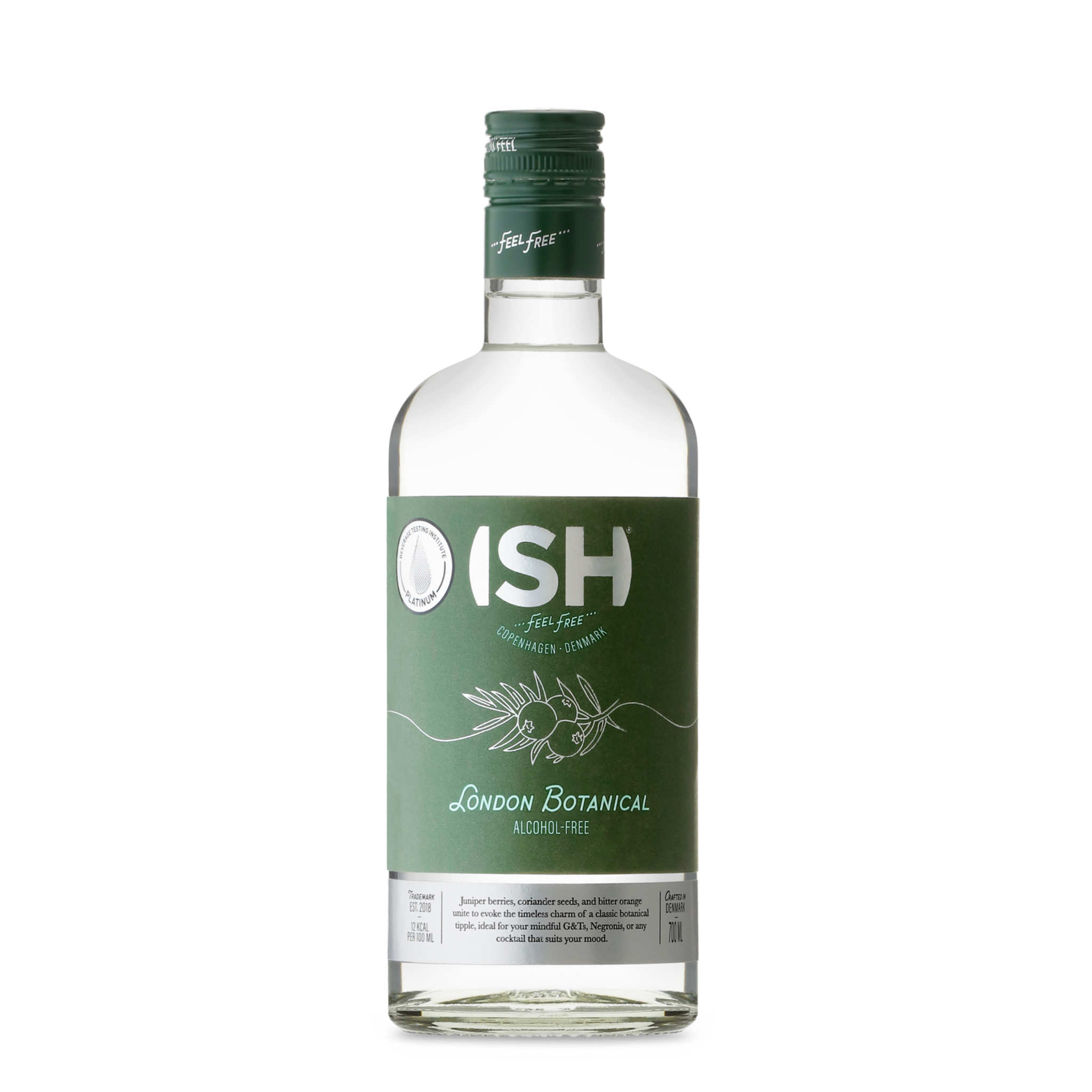ISH Spirits - London Botanical Spirit - Gin sans alcool - 70cl ISH Spirits - London Botanical Spirit - Gin sans alcool - 70cl