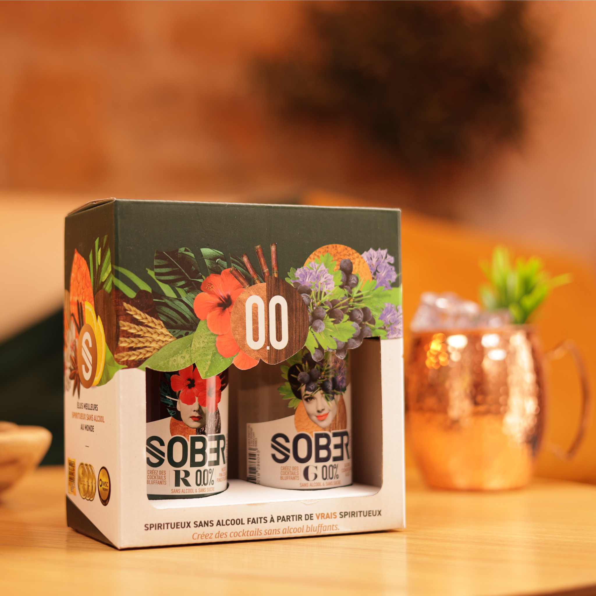 Sober Spirits Duo – Rhum & Gin 0,0 % (2 × 20 cl)