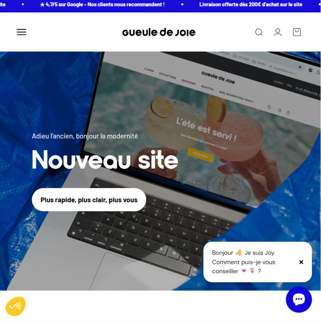 Un nouveau site pour mieux vous servir