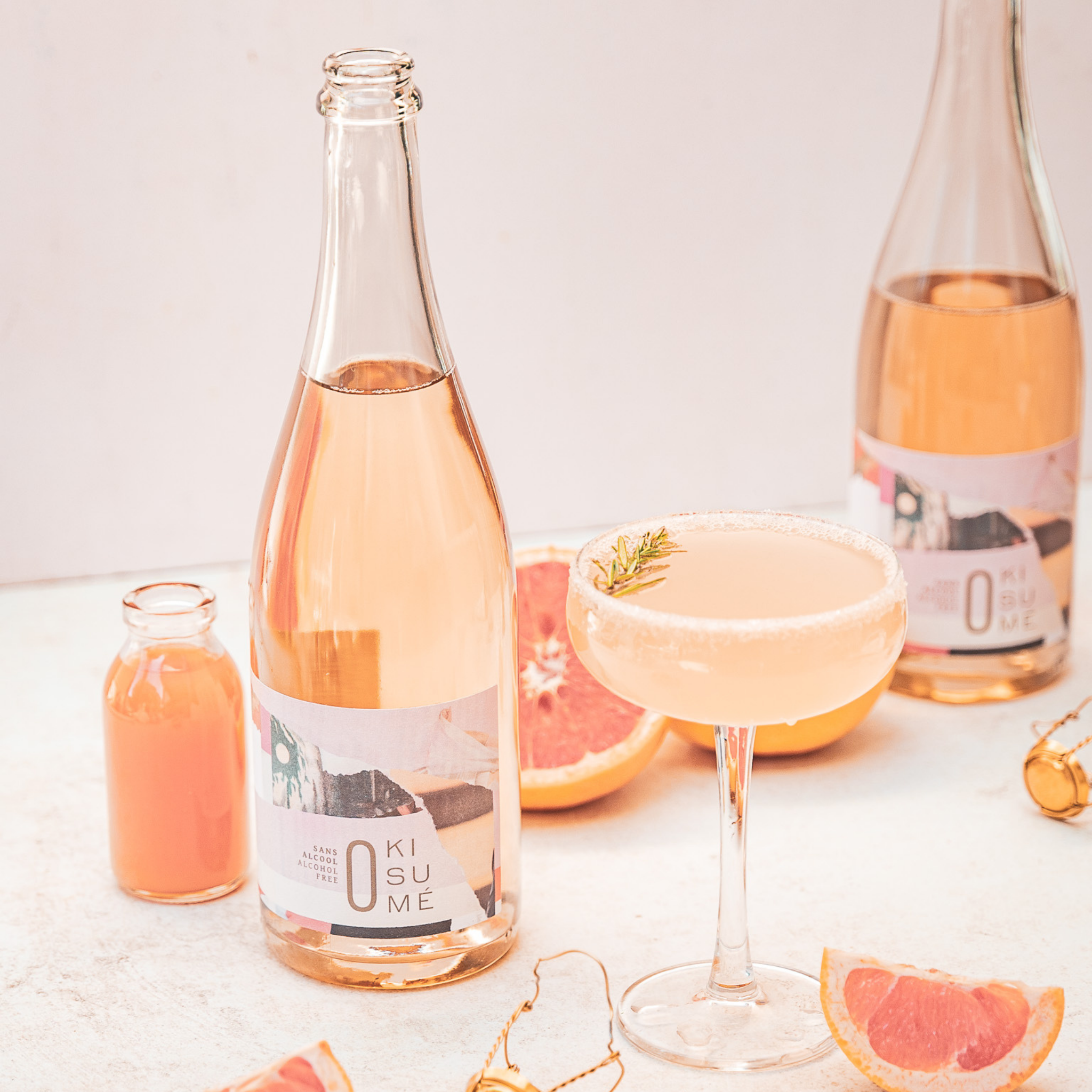 Kisumé - Rosé effervescent sans alcool