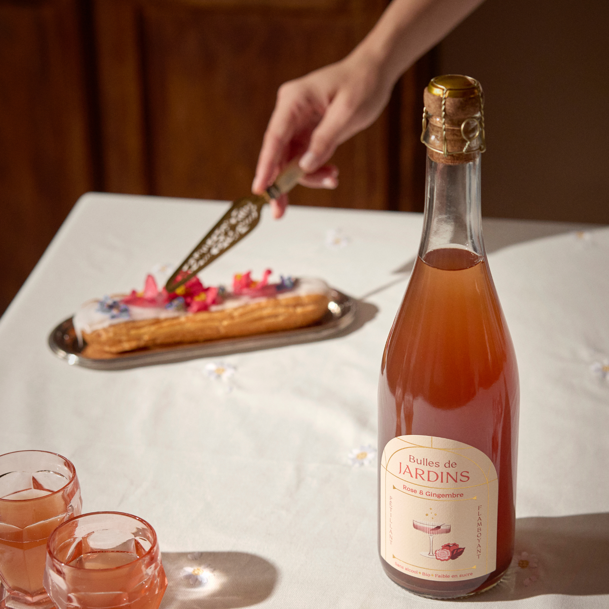 Bulles de Rose et Gingembre