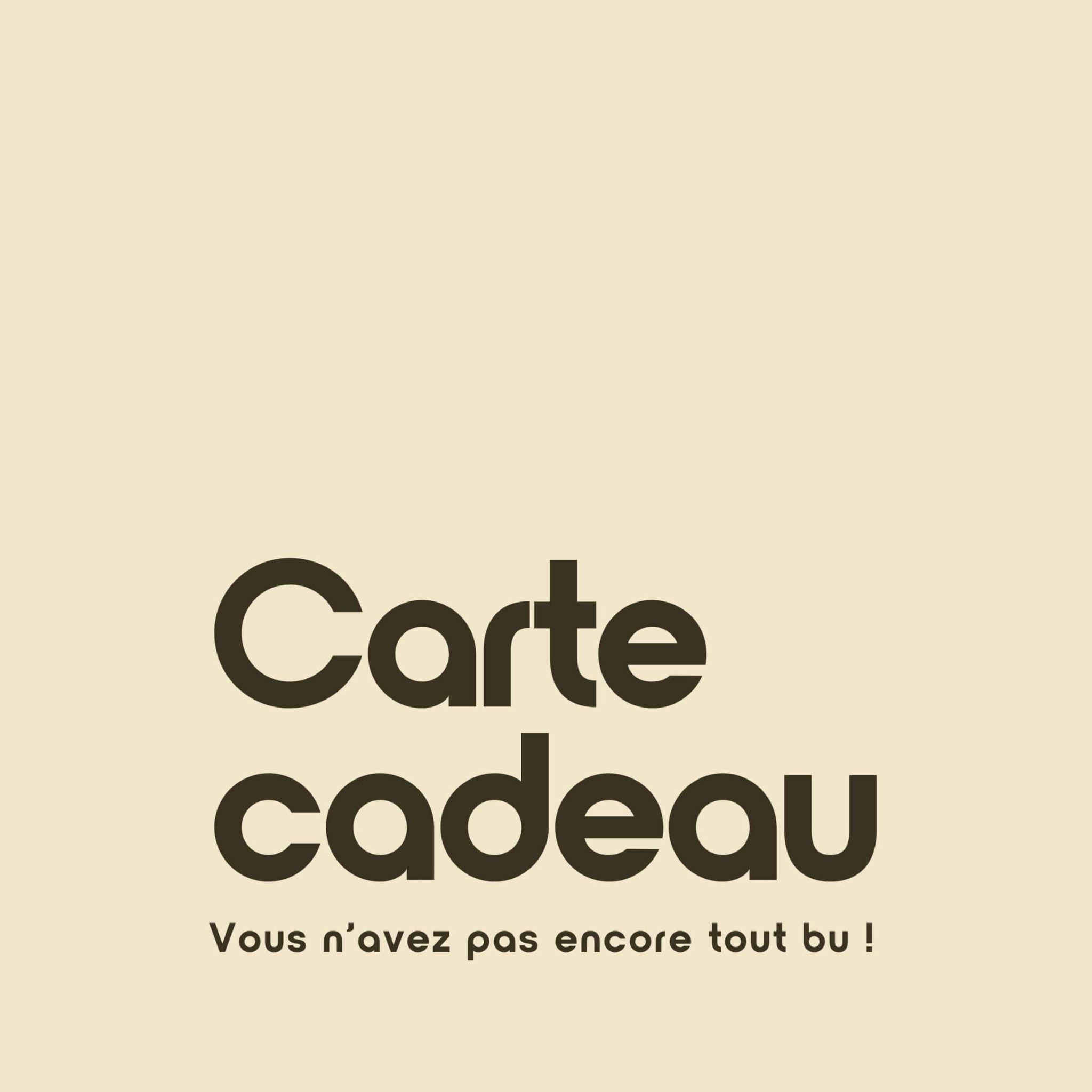 Carte cadeau Gueule de Joie