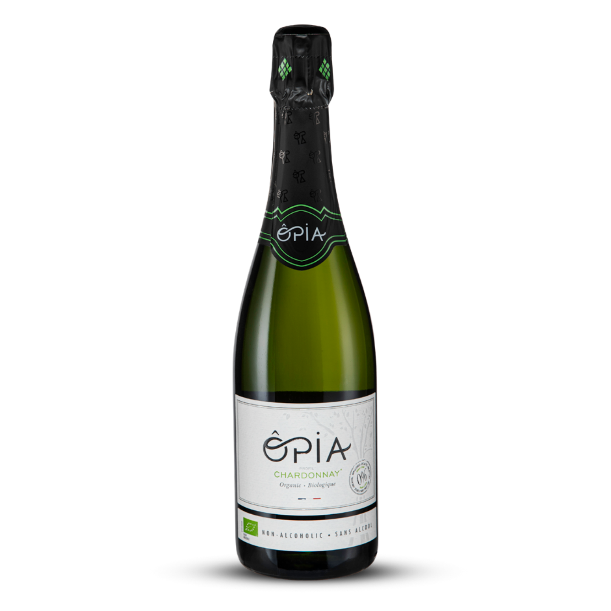 Chardonnay effervescent biologique sans alcool 0%