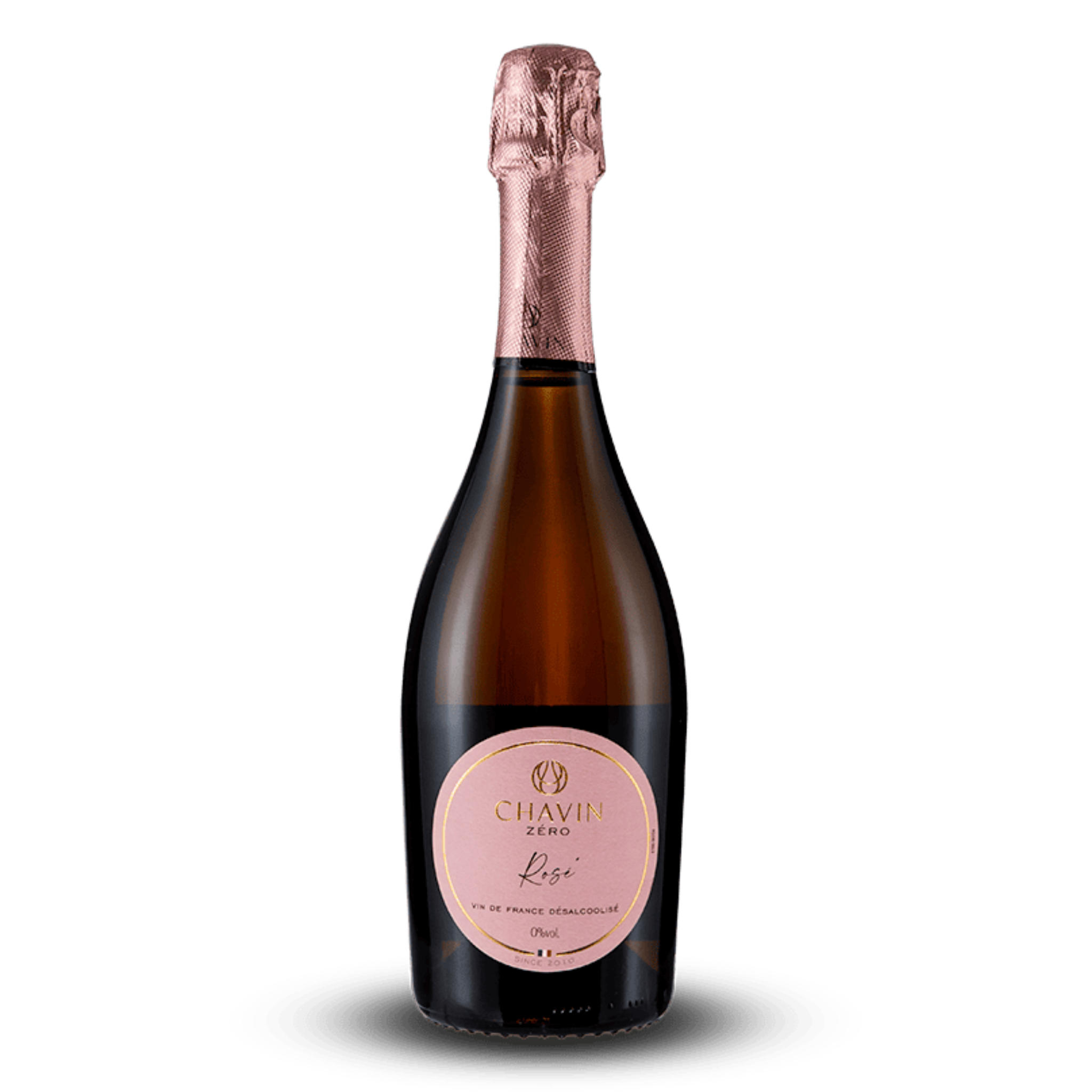 Chavin Zéro - Vin de France Désalcoolisé Pétillant Rosé 0.0%