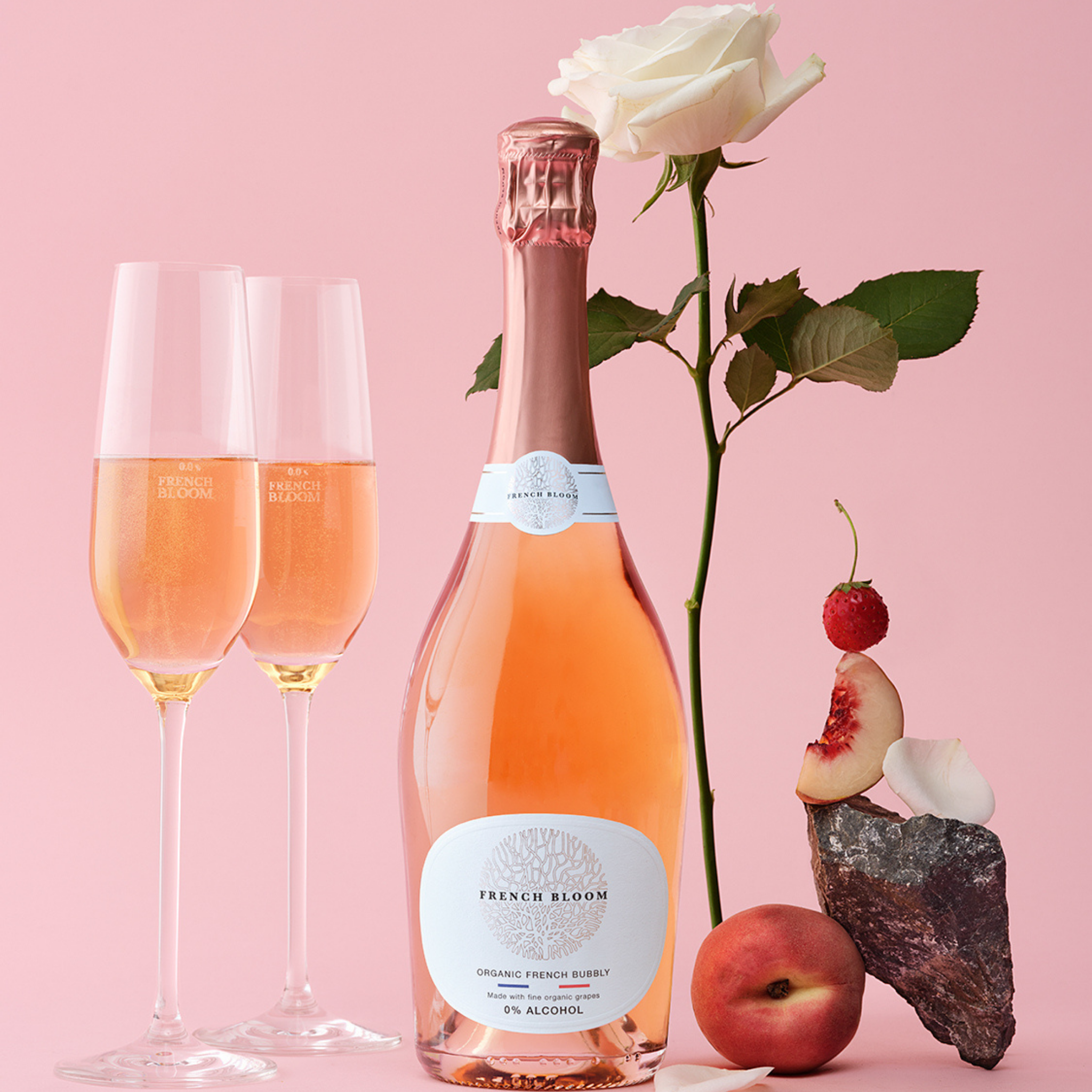 Le Rosé - Effervescent bio sans alcool 0%