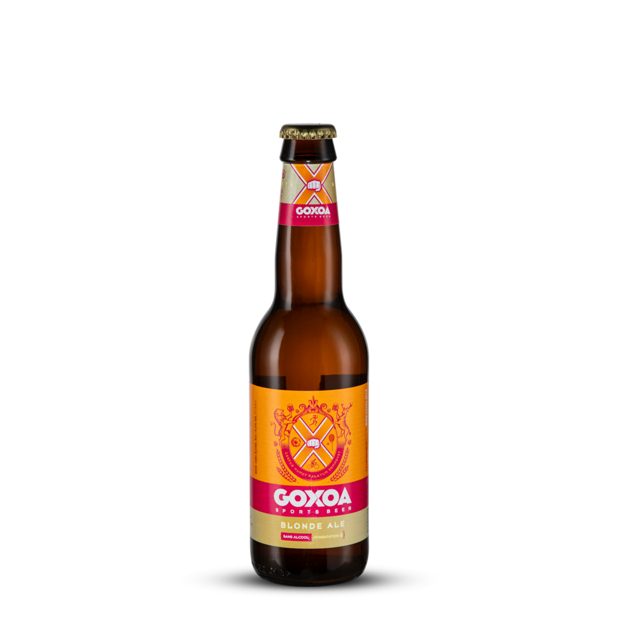 Bouteille de Goxoa Blonde Ale, bière sans alcool