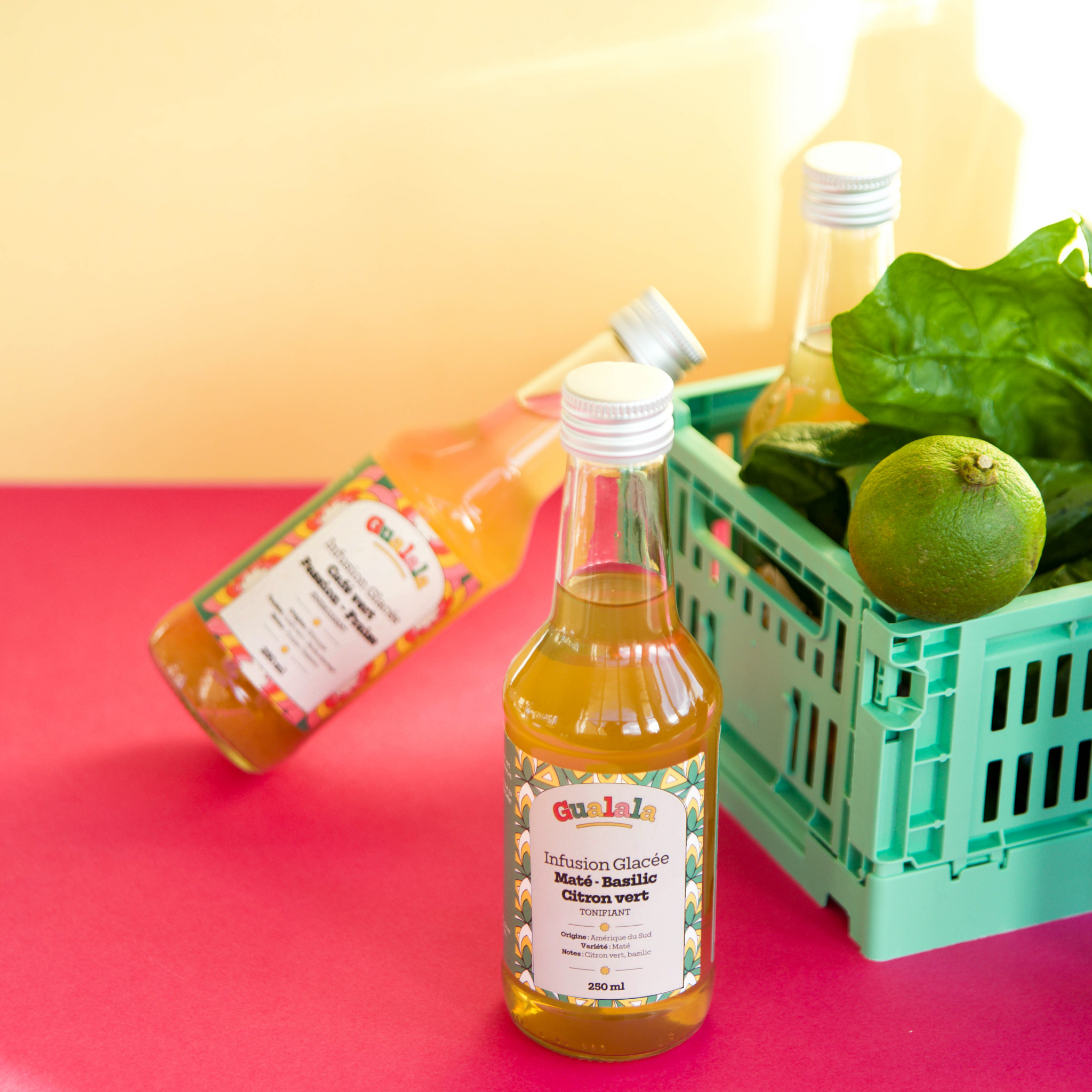 Infusion glacée bio : Café vert - Passion - Fraise