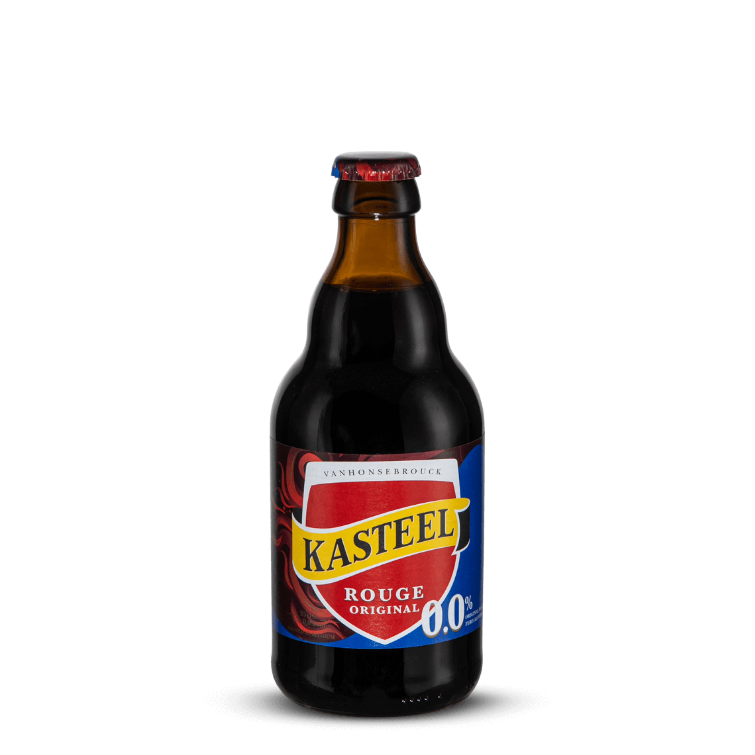Bouteille de Kasteel Kasteel Rouge 0,0% 33 cl, bière sans alcool