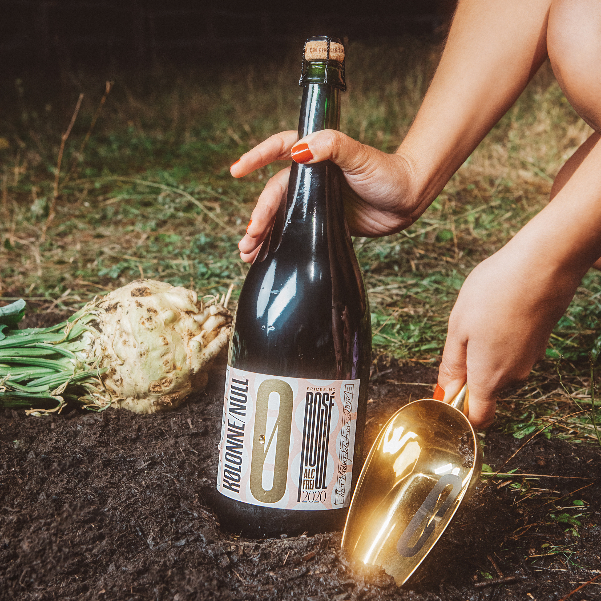 Pétillant rosé sans alcool - Edition Julius Wasem