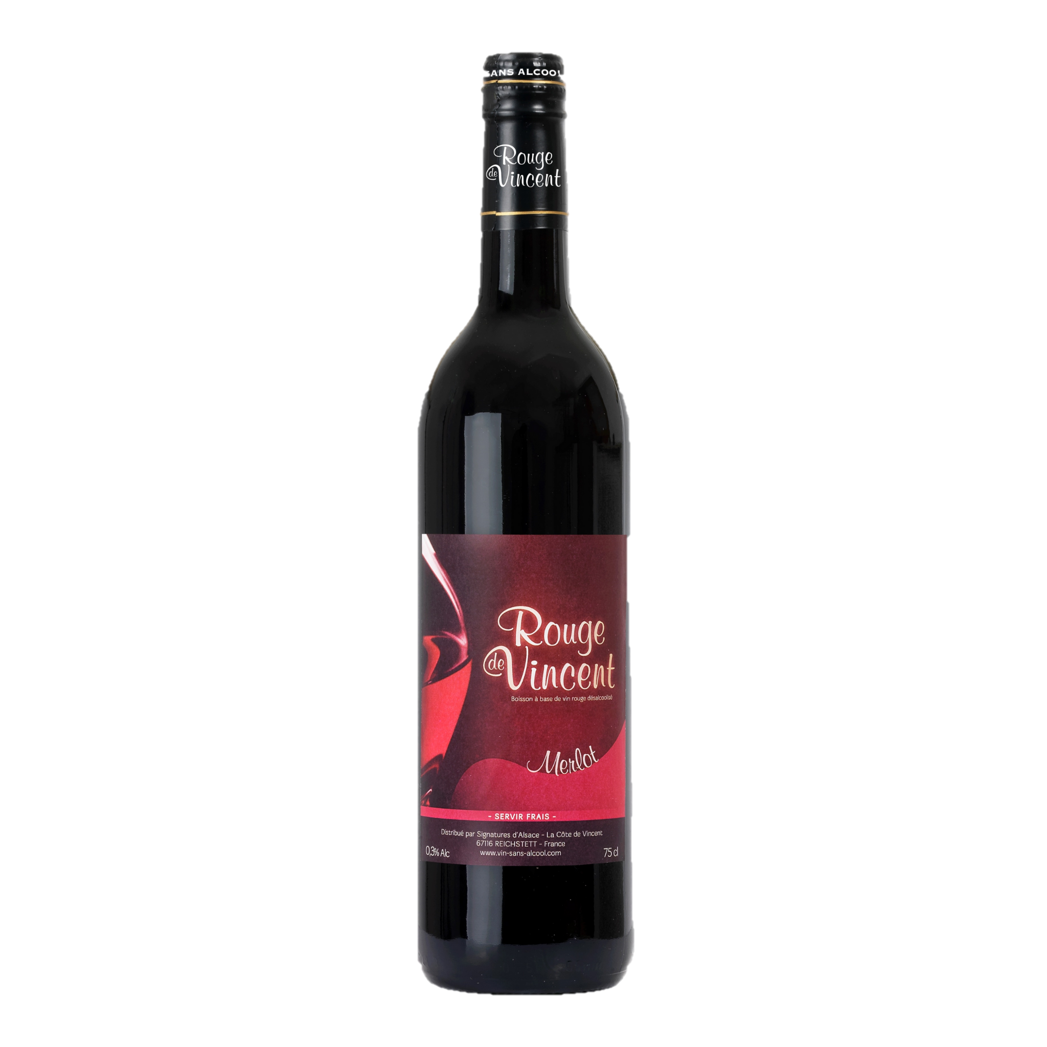 100% Merlot 0.5% d'alcool