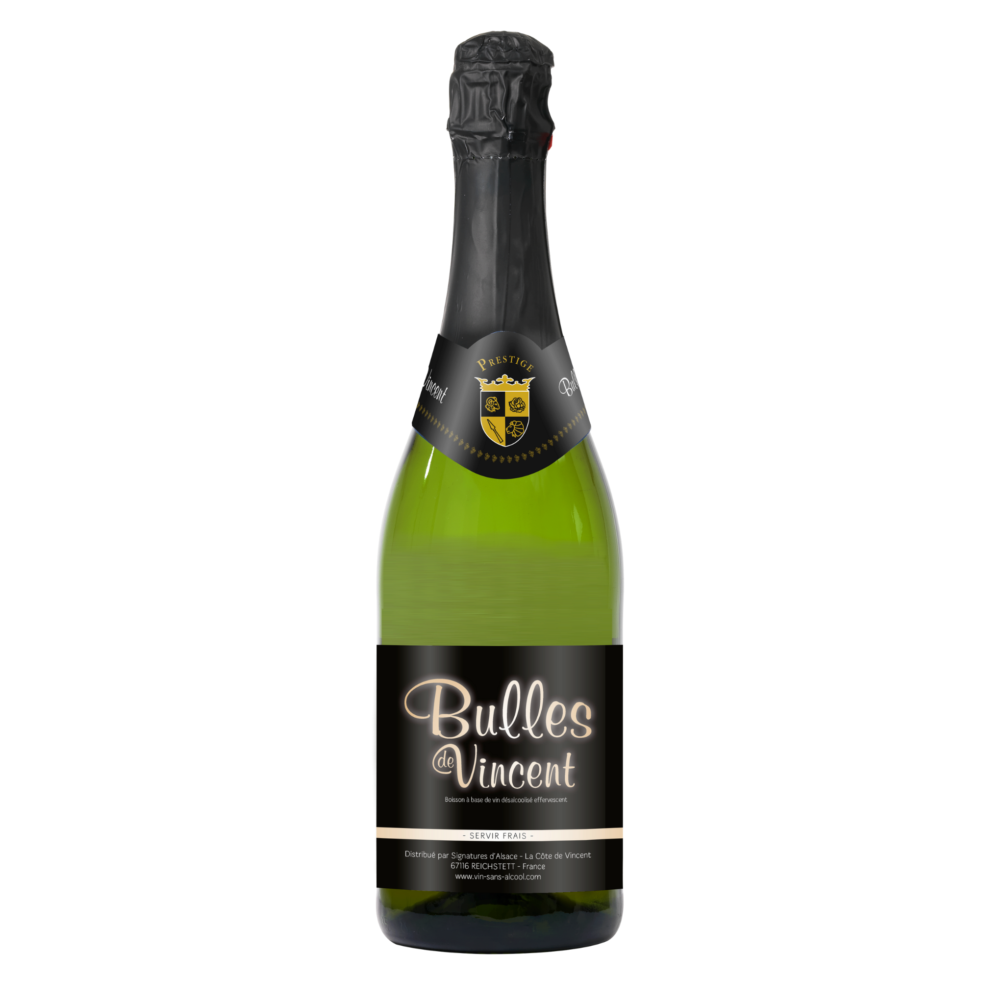 Vin effervescent désalcoolisé 0.5%
