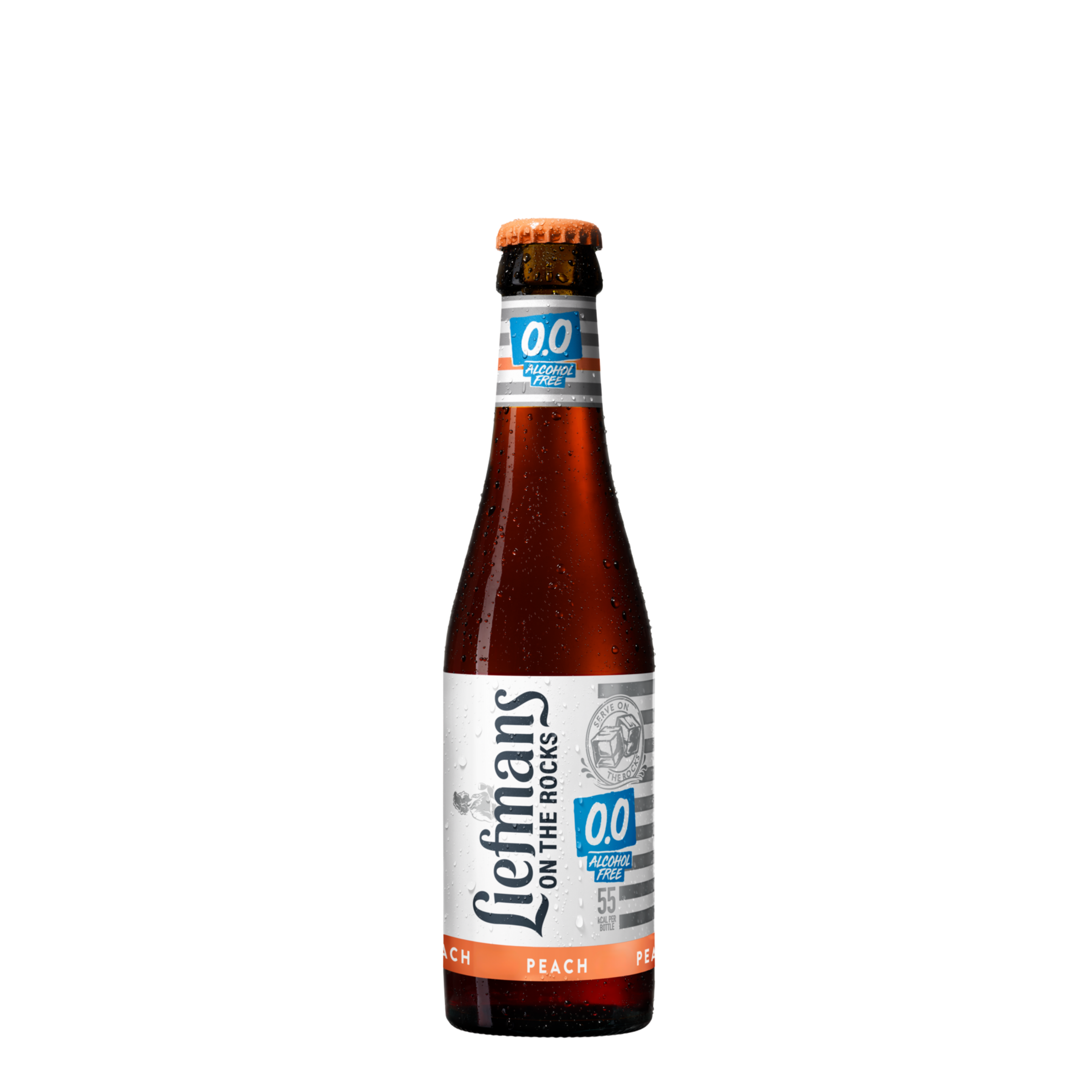 Bouteille de Liefmans Bière à la pêche 0.0%, bière sans alcool