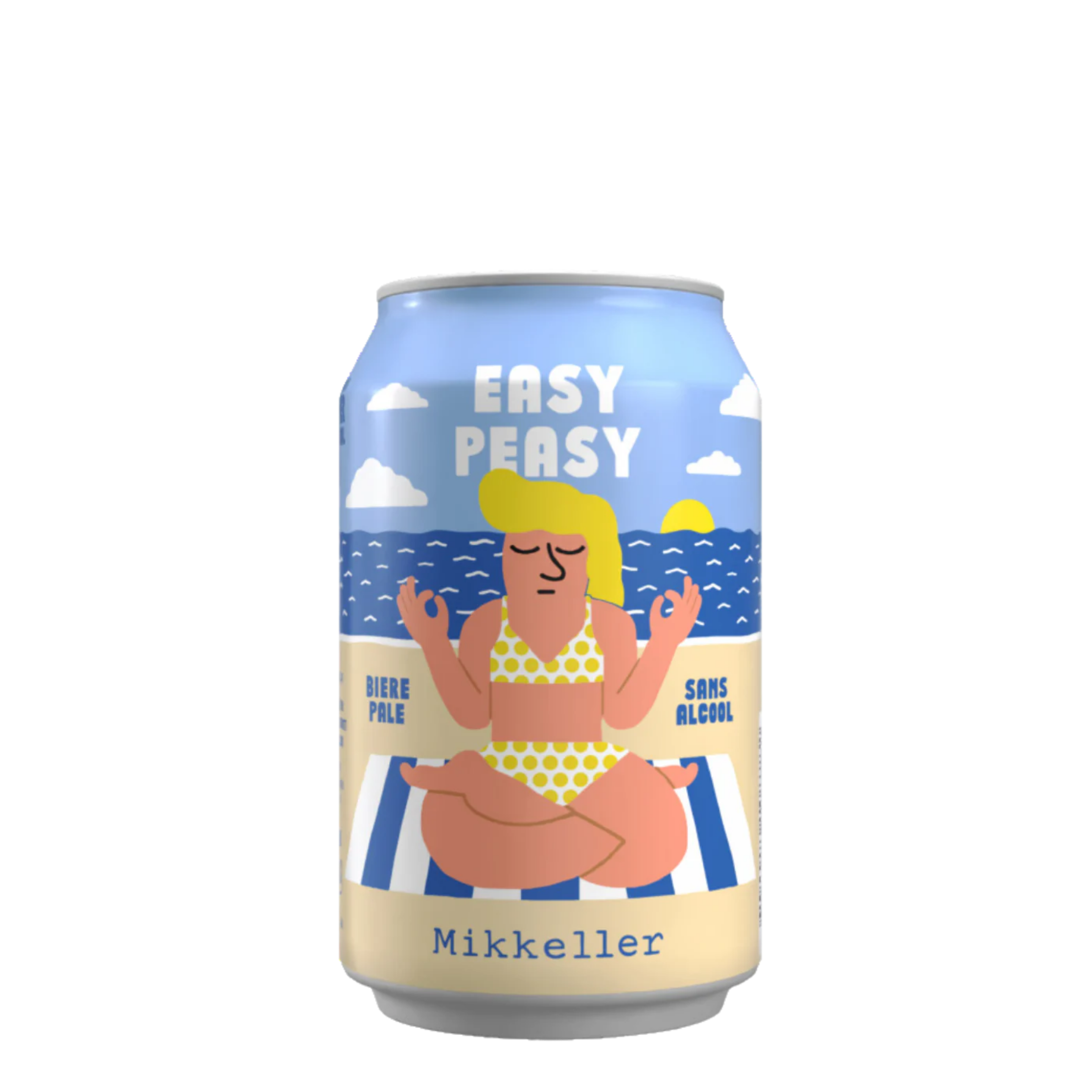 Bouteille de Mikkeller Easy Peasy, bière sans alcool