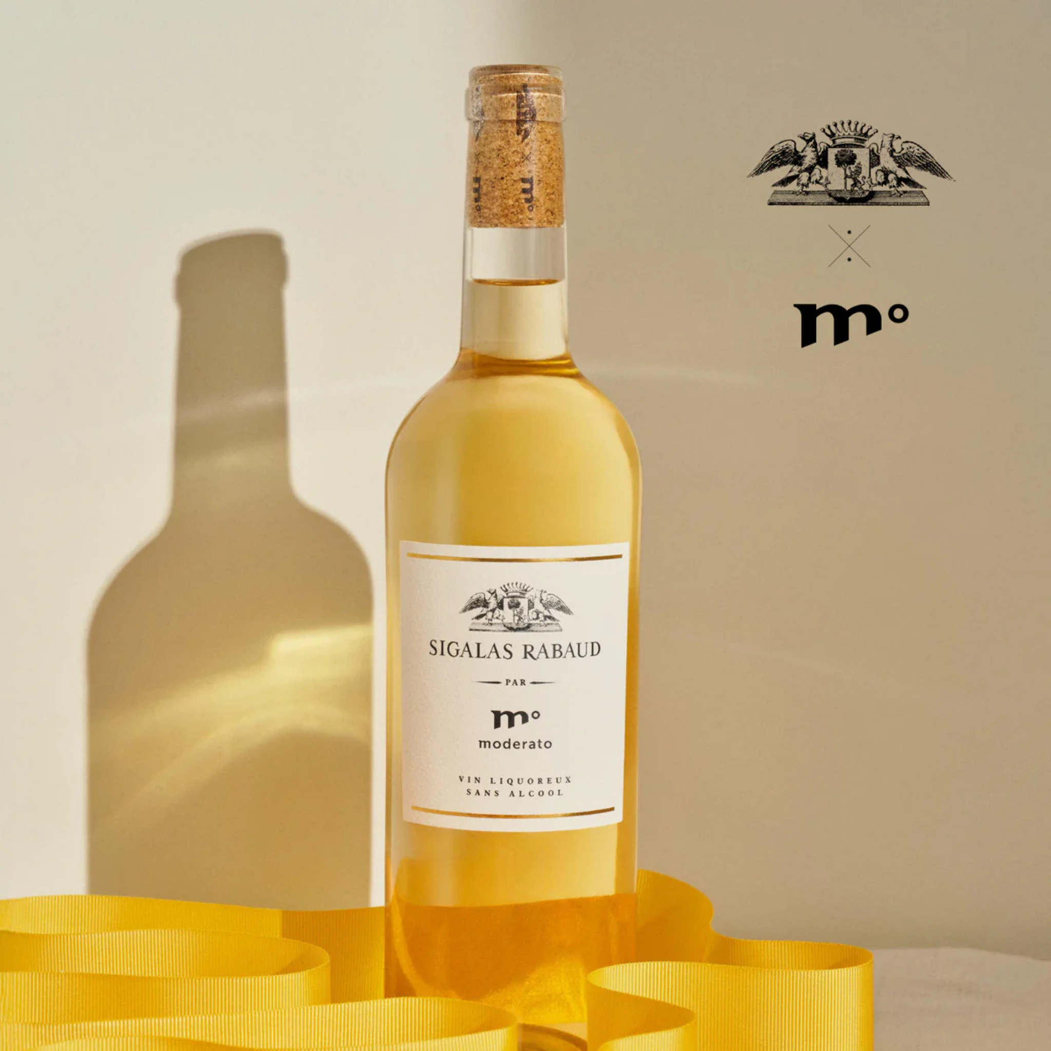 Alcohol-free sweet white wine - Moderato x Sigalas Rabaud