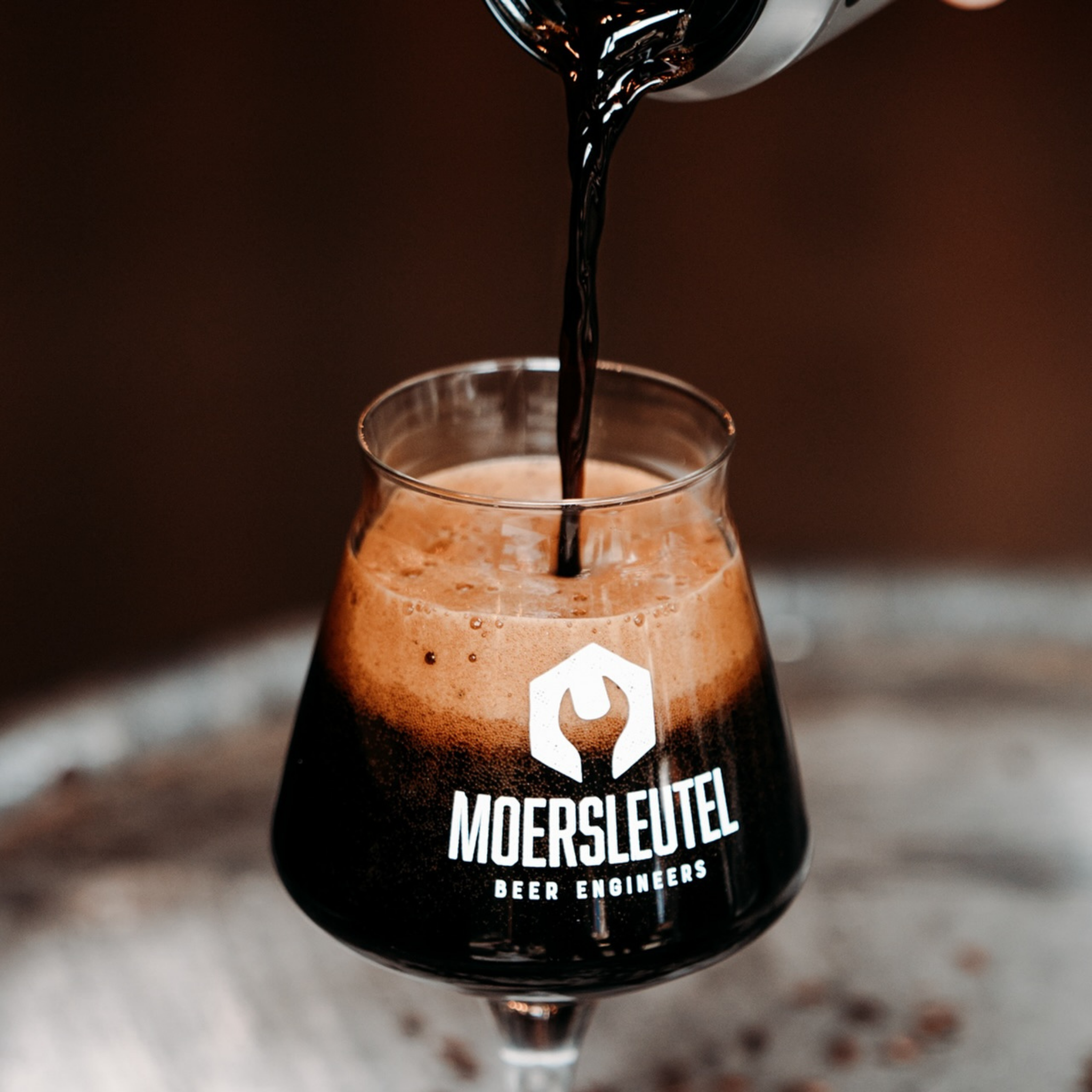 Motor Oil Imperial Stout 0,5% 44 cl - Moersleutel
