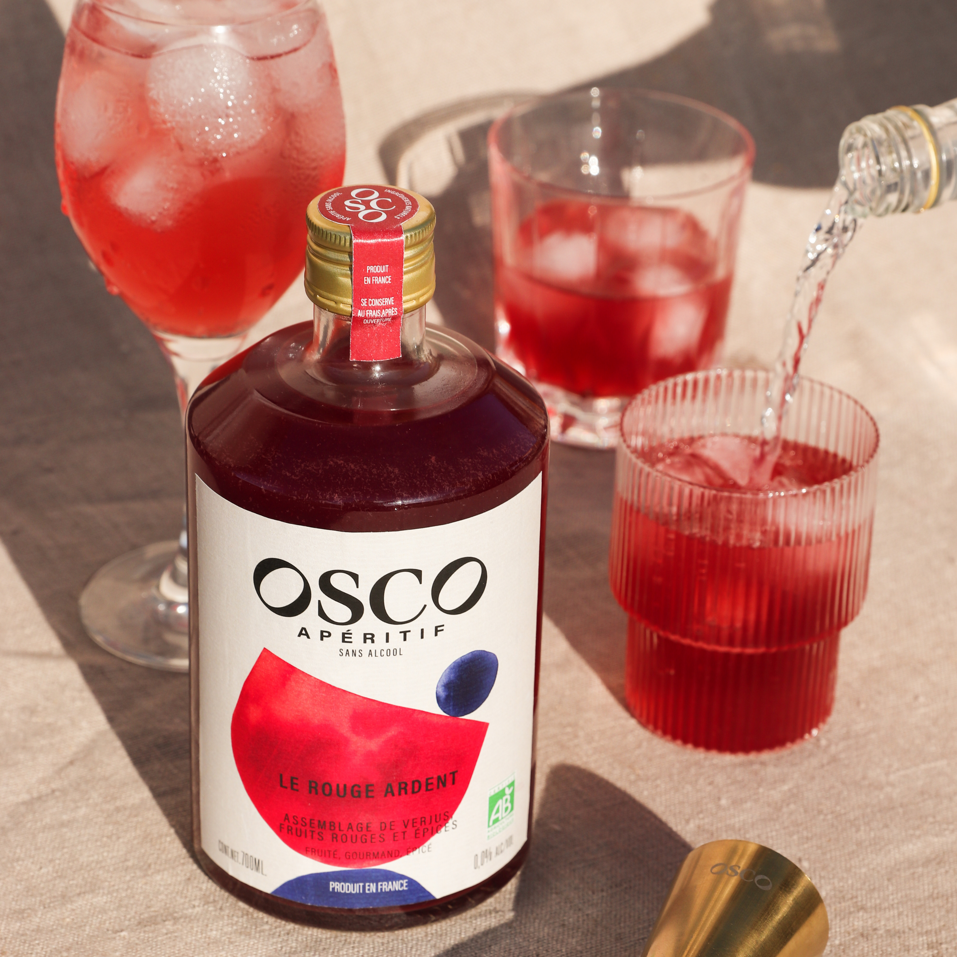 Le Rouge Ardent - Apéritif bio sans alcool
