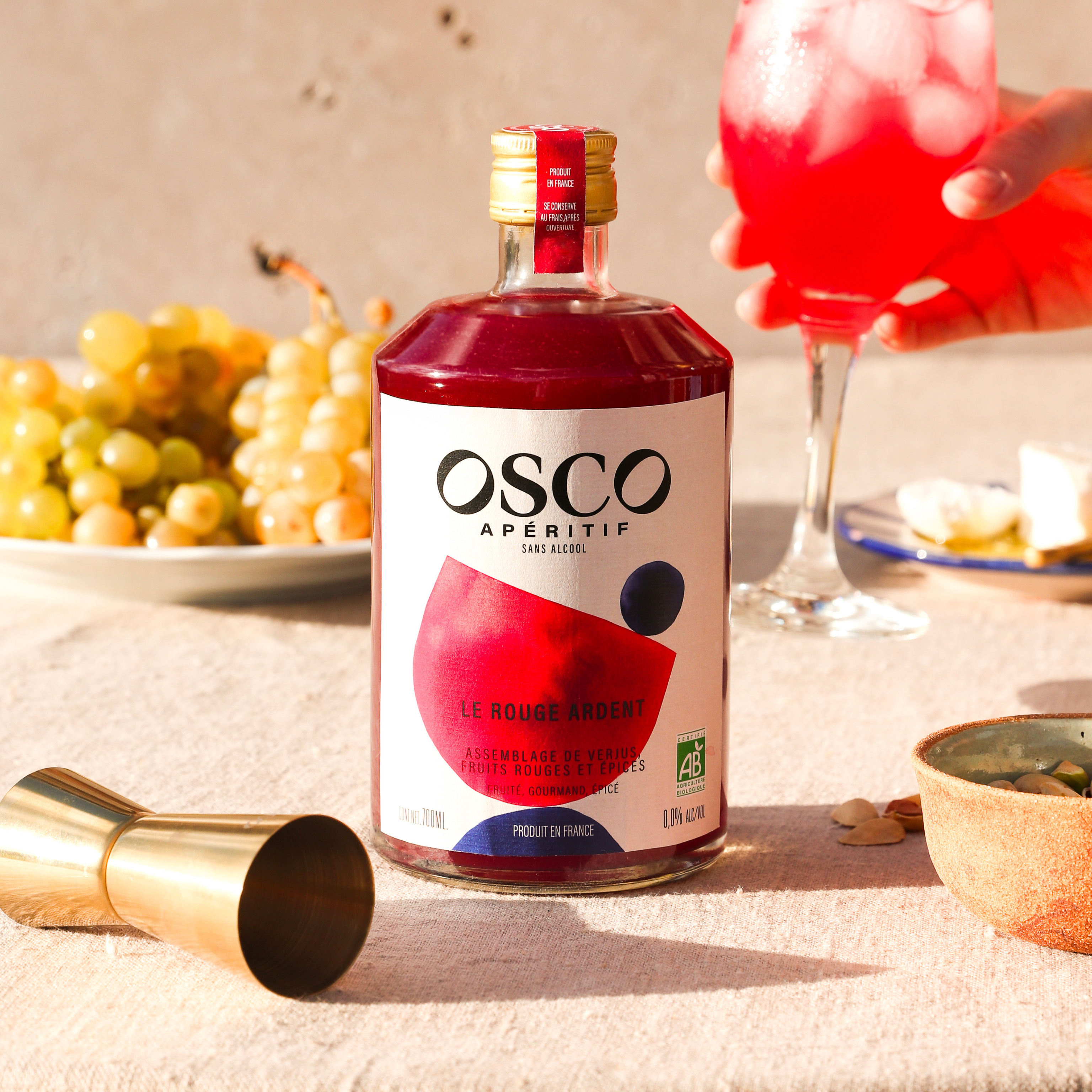 Le Rouge Ardent - Apéritif bio sans alcool