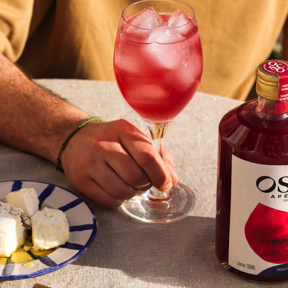 Osco Rouge OSCO - Le Rouge Ardent - Apéritif bio sans alcool - 70cl