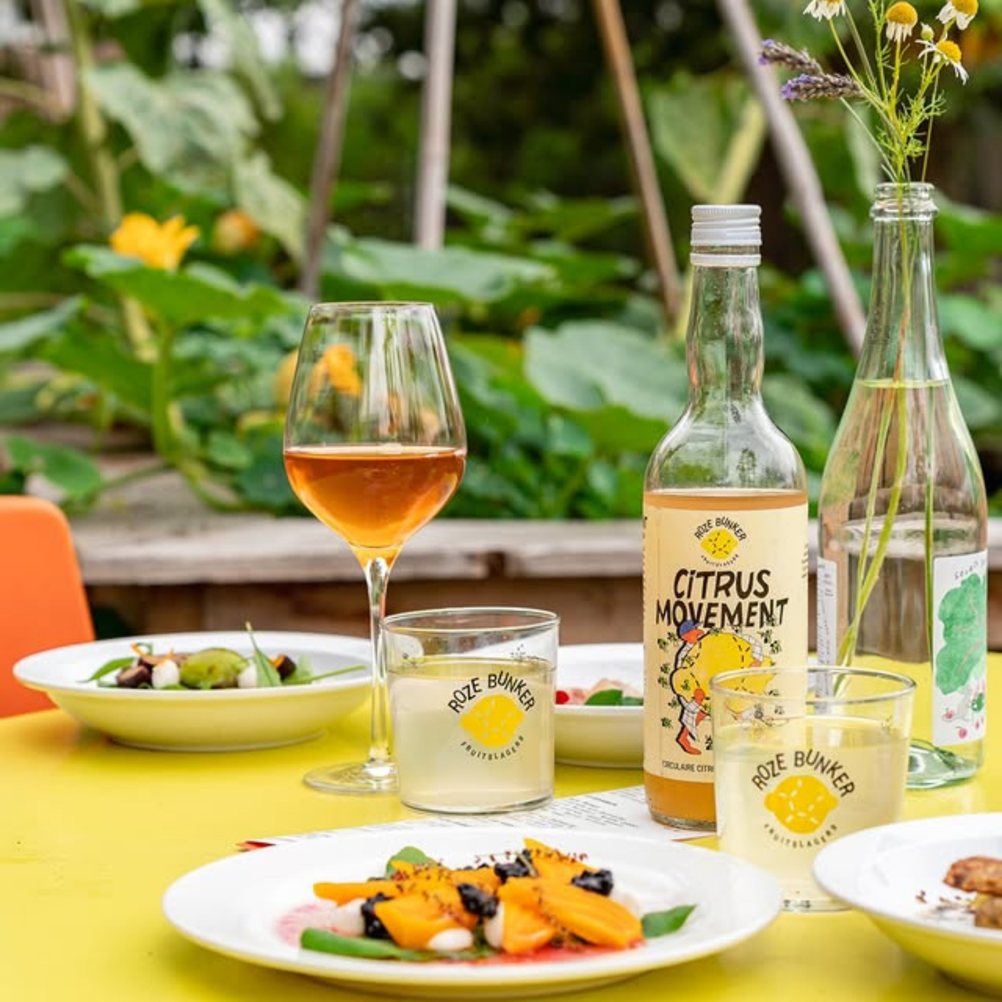 Sirop Citron/Basilique - Roze Bunker