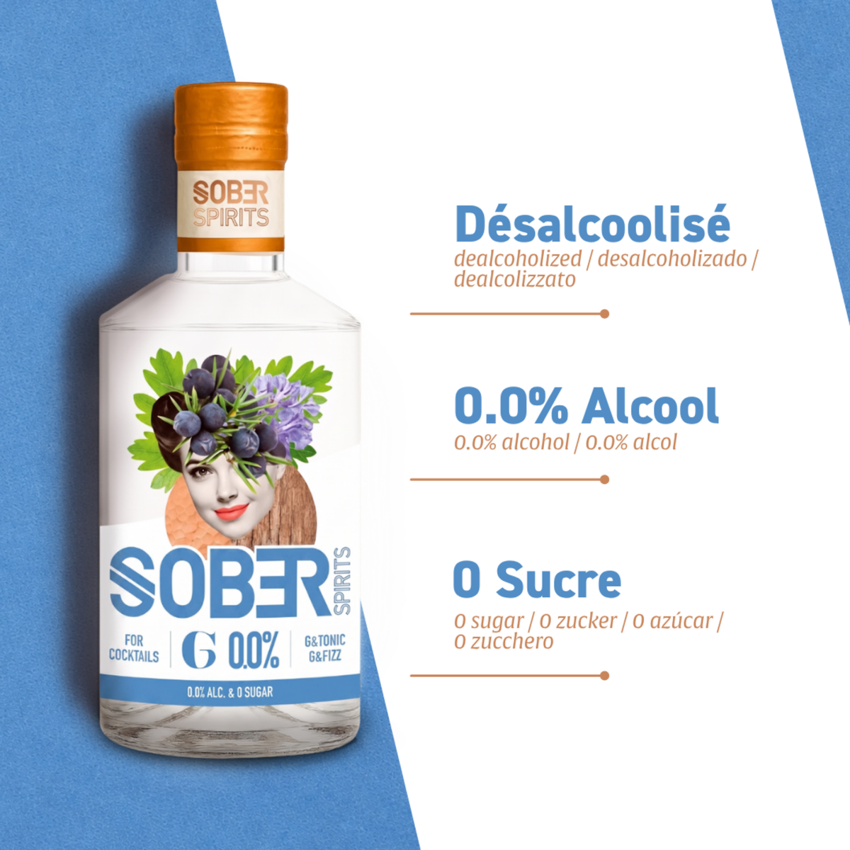 Sober Spirits G 0.0% – Alcohol-free gin