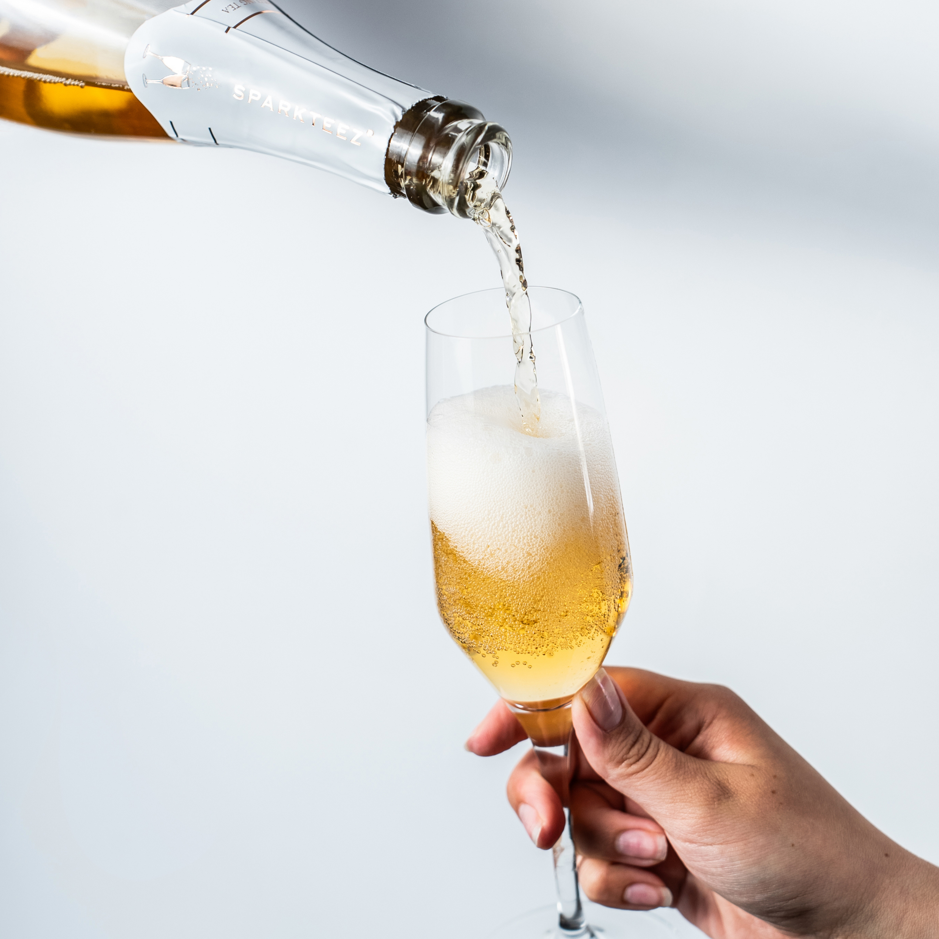Thé pétillant rosé