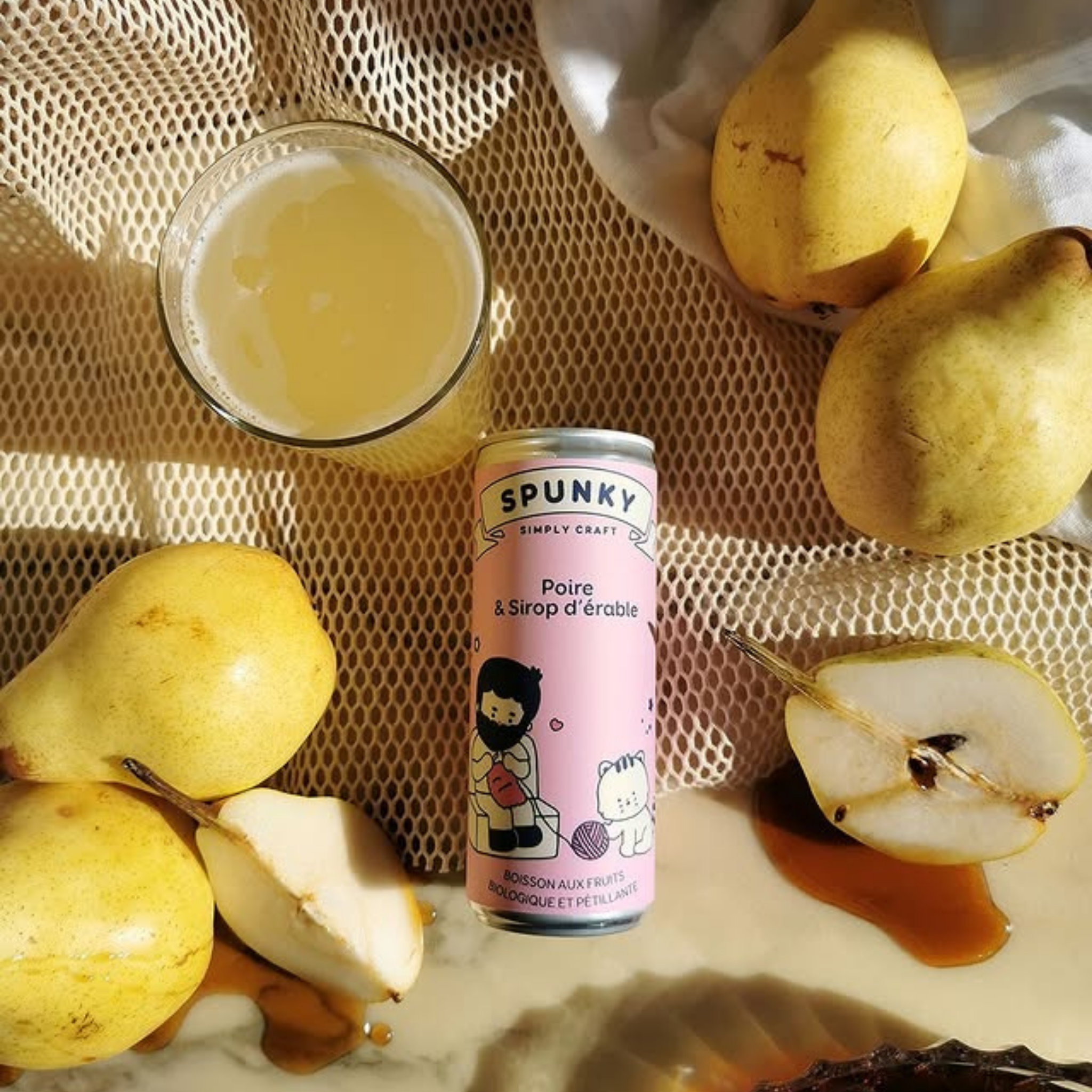 Framboise et Pêche de vigne