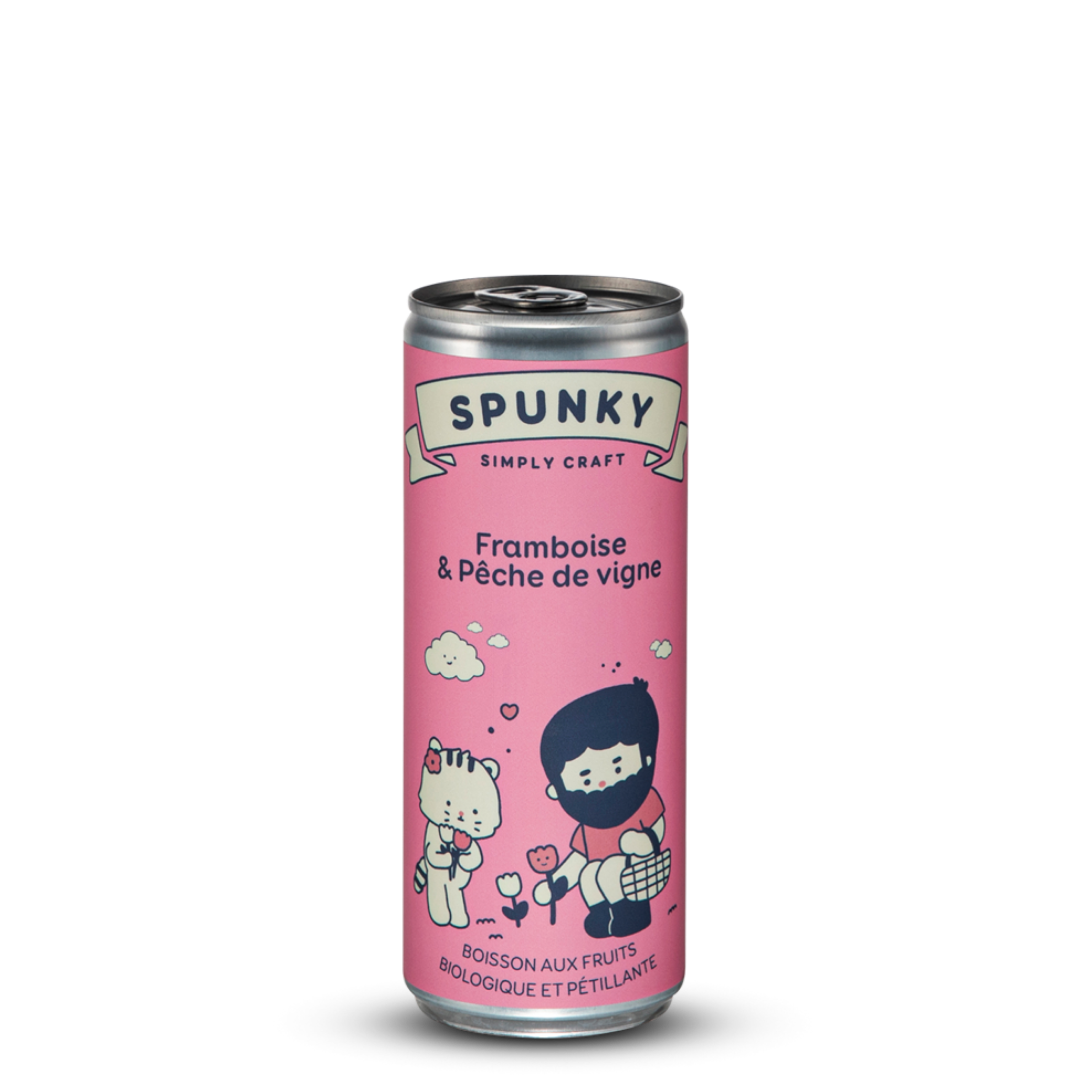 Framboise et Pêche de vigne