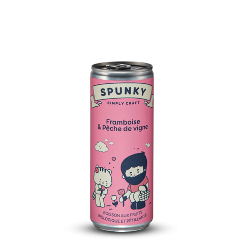 Framboise et Pêche de vigne