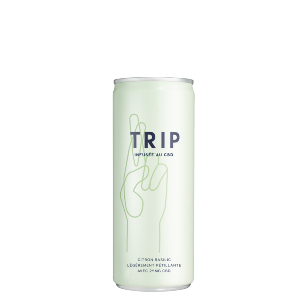 Boisson au CBD Citron Basilic