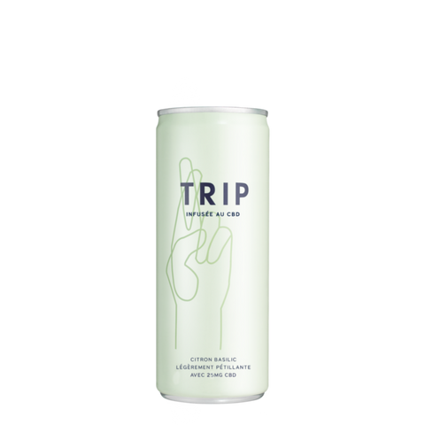 Boisson au CBD Citron Basilic