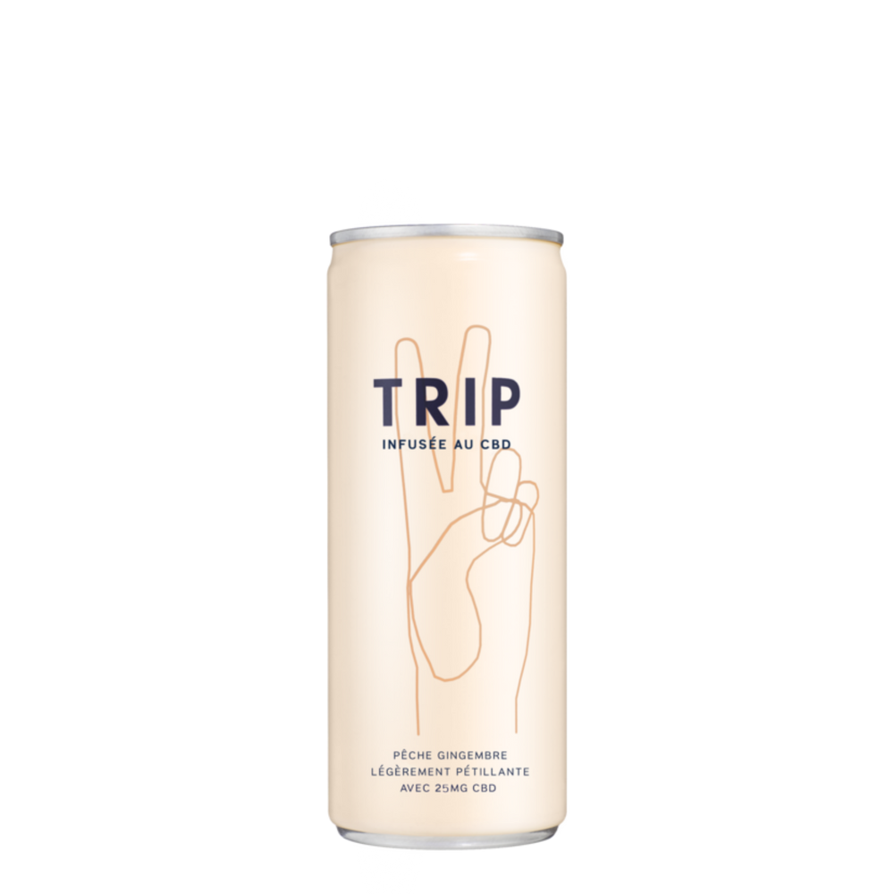 Boisson au CBD Pêche Gingembre