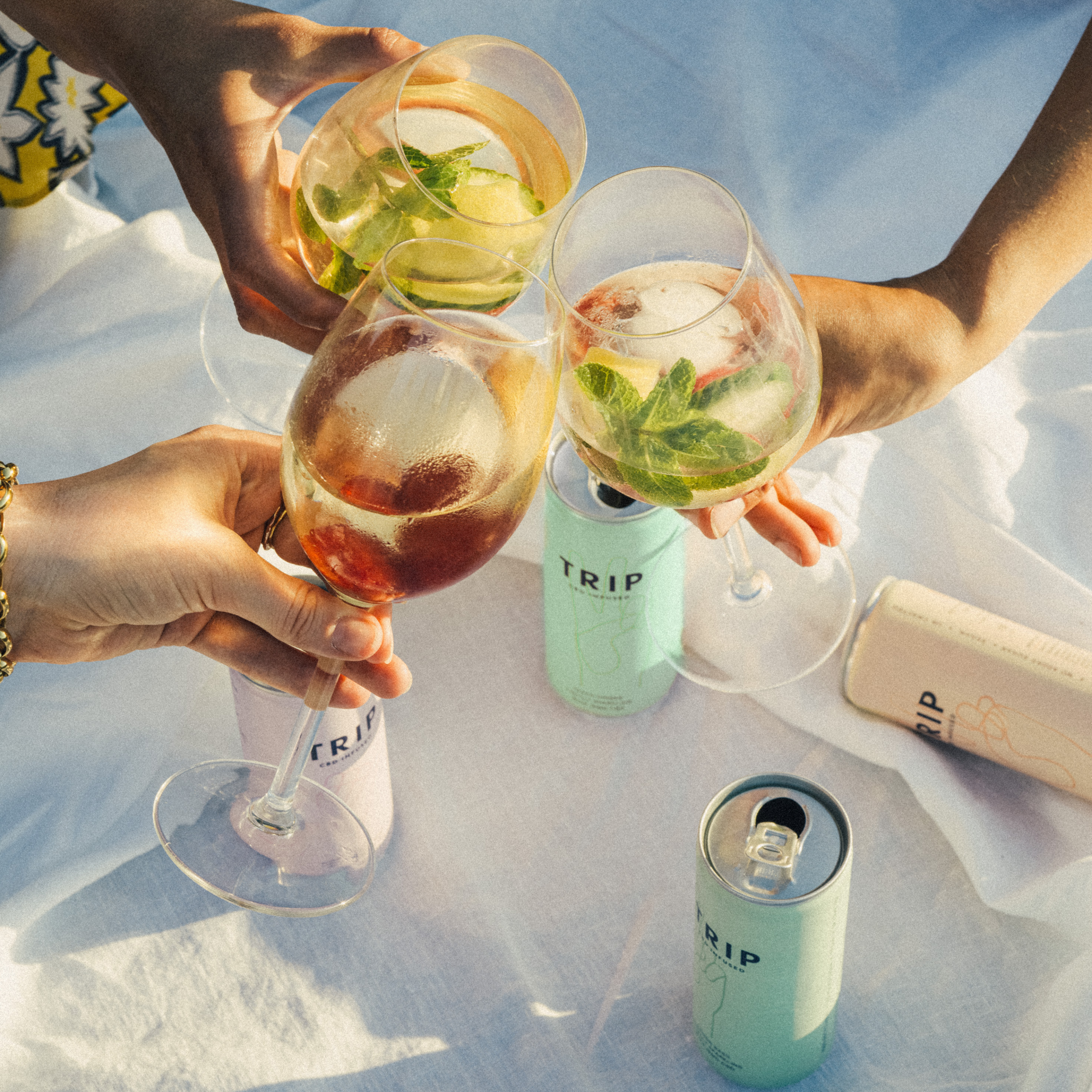 Boisson au CBD Citron Basilic