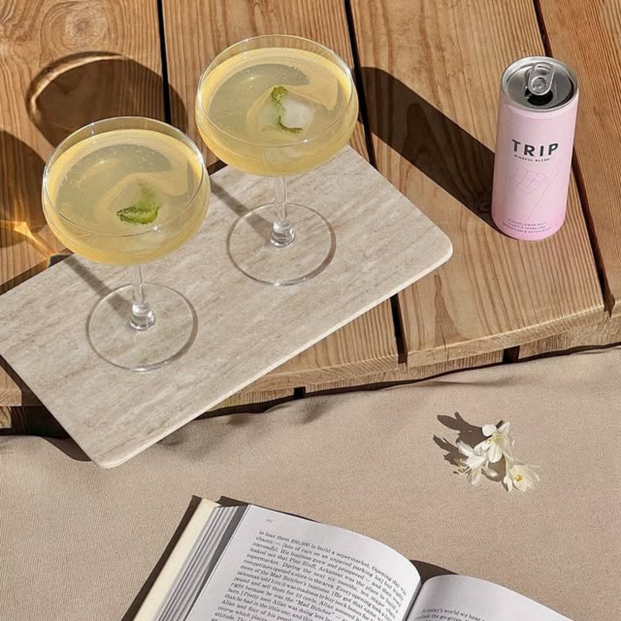 Boisson au CBD Fleur de sureau Menthe
