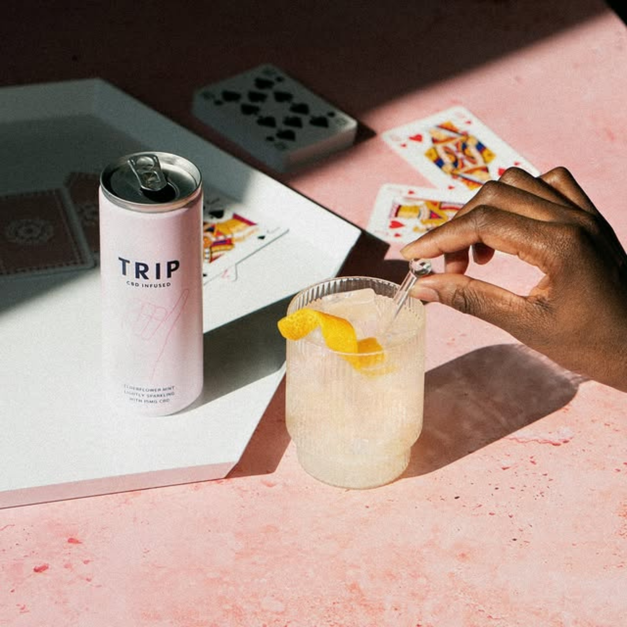 Boisson au CBD Fleur de sureau Menthe