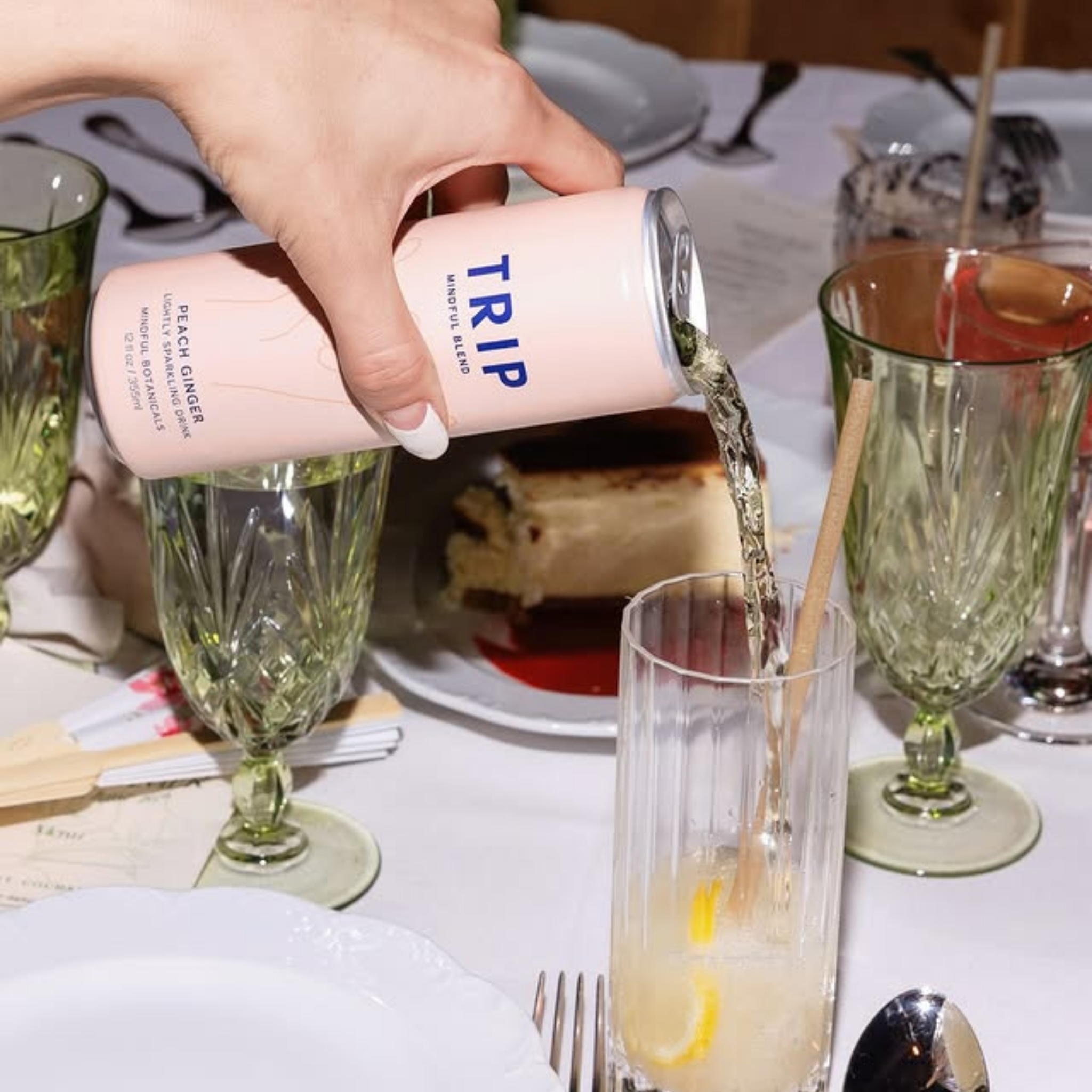 Boisson au CBD Pêche Gingembre