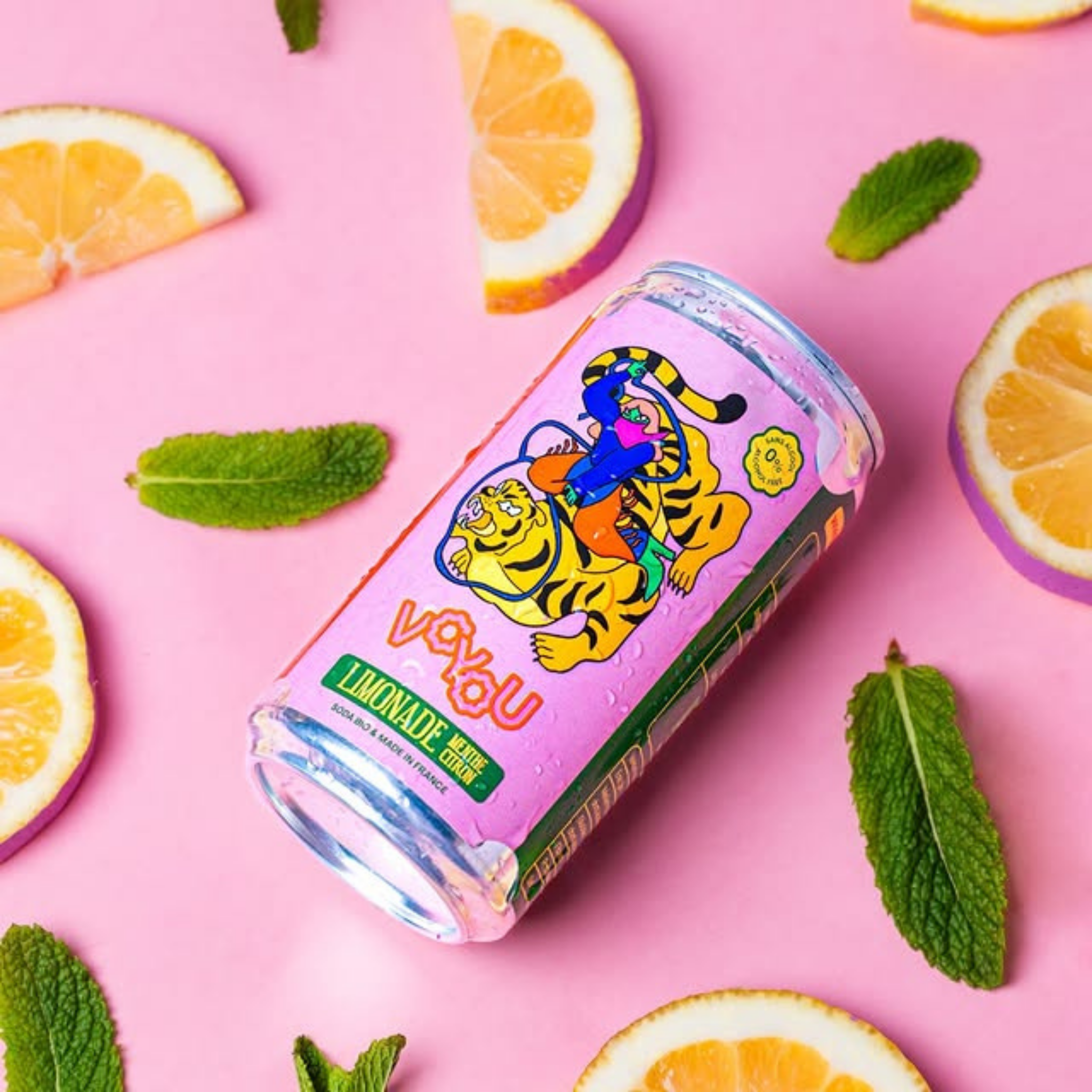 Limonade Menthe/Citron bio - Voyou