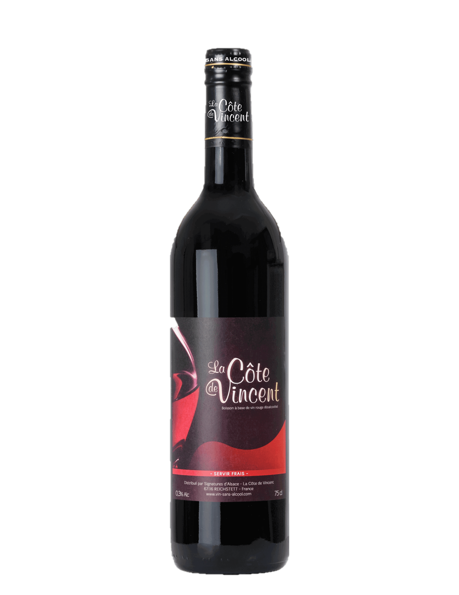 La Côte de Vincent : Grenache-Merlot-Carignan désalcoolisé 0.5% - Gueule de  joie