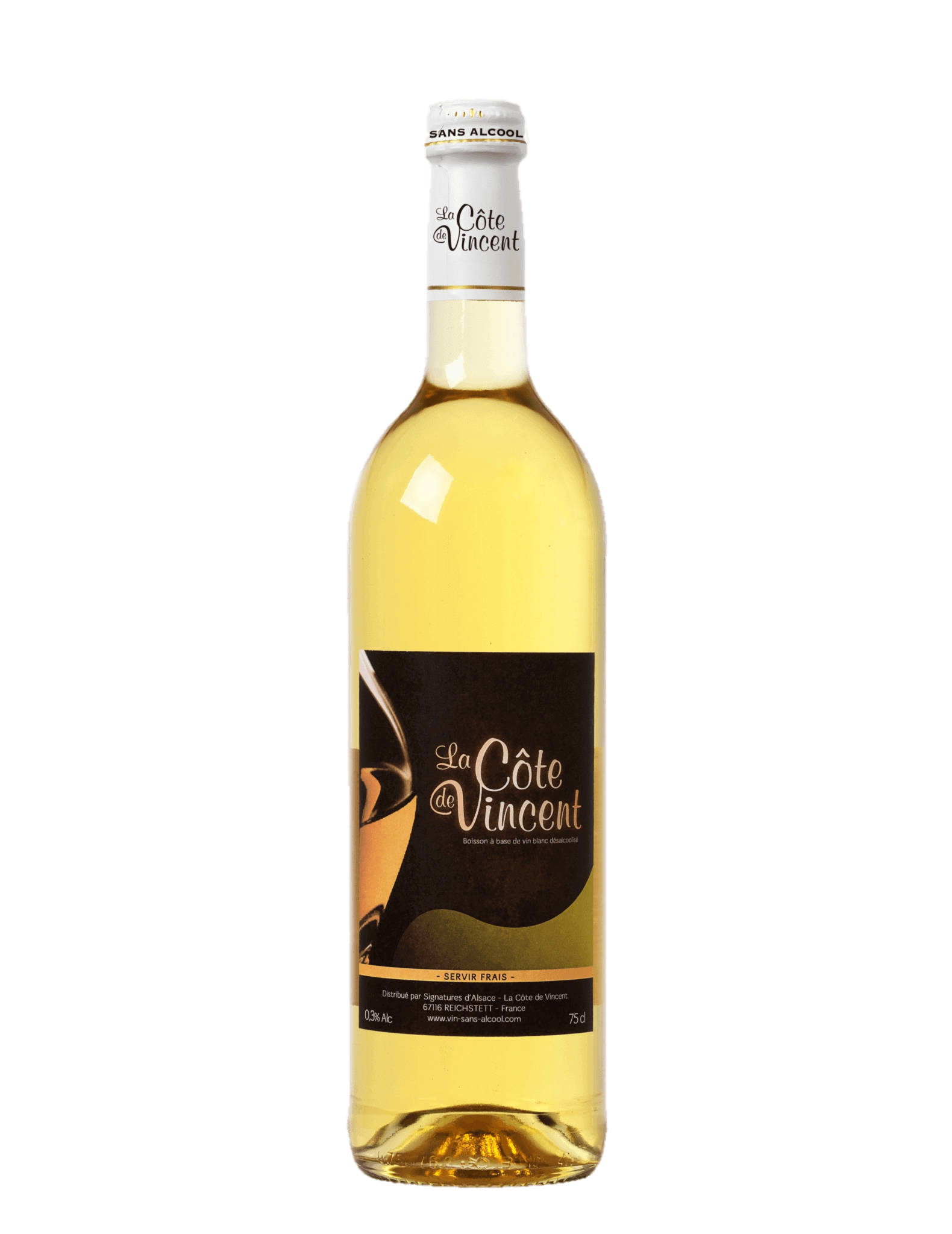 Vin rouge sans alcool - 100% Merlot - La Côte de Vincent