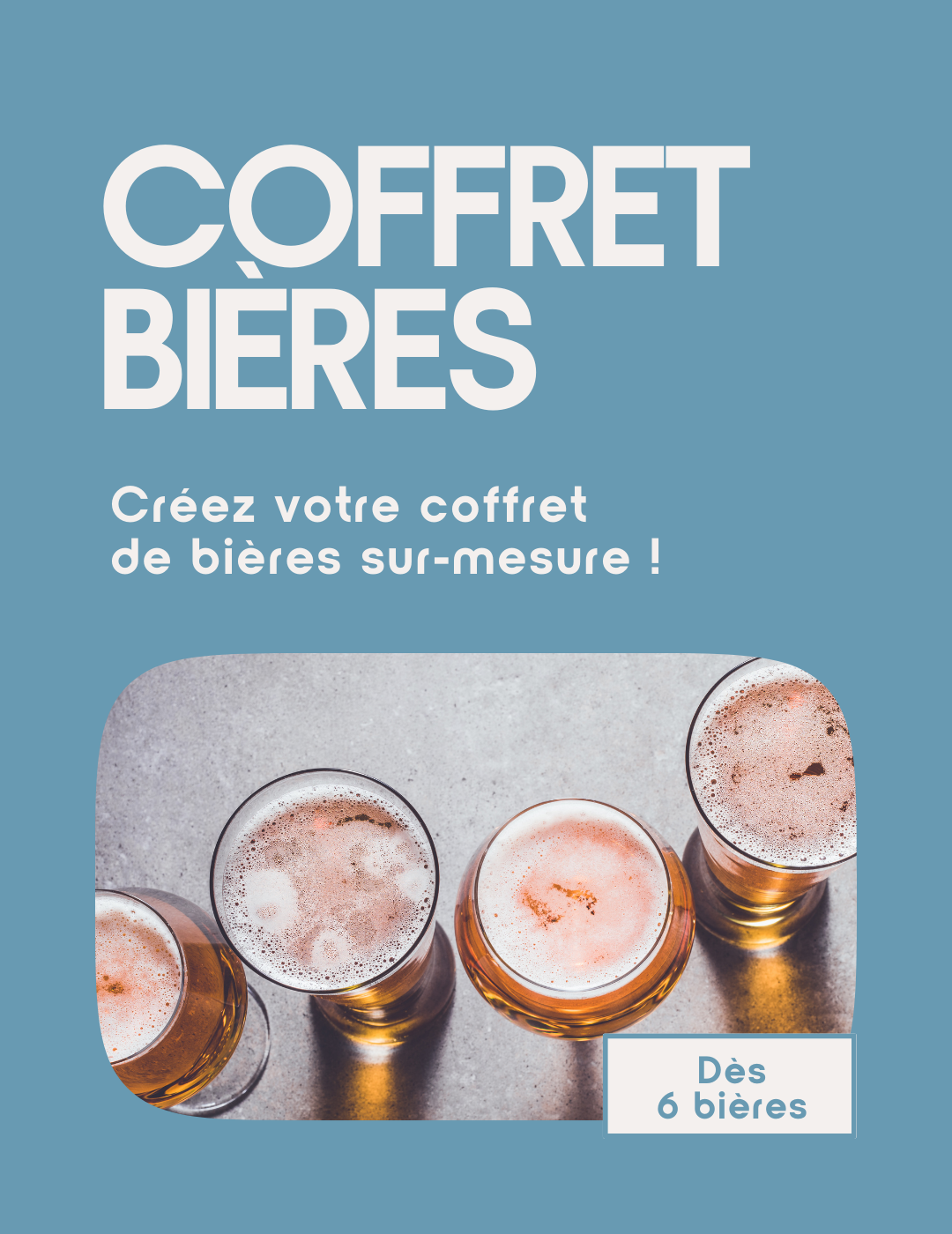 Créez votre coffret de bières sans alcool sur-mesure - Gueule de joie